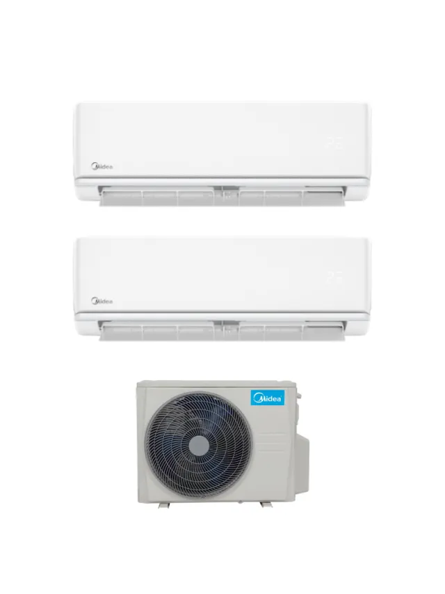 Aparat de aer conditionat multisplit Midea cu doua unitati interne 9000 BTU AG2Dura-09NXD0-I / M2OH-18HFN8-Q